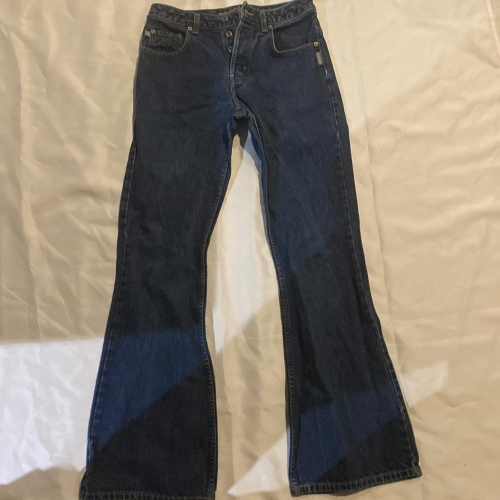 Silver Jeans 28/33 blue flare leg